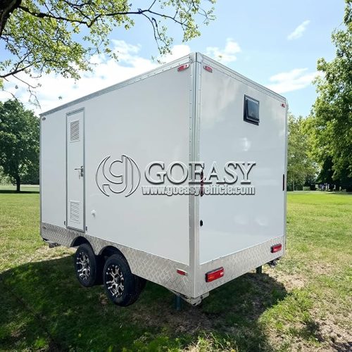 3 Station Portable Restroom Trailer Mobile Bathroom & Camping Toilet Trailer