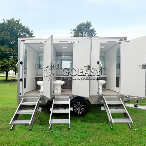 Luxury Restroom Trailer with Bathroom Portable Toilets for Camping and Travel