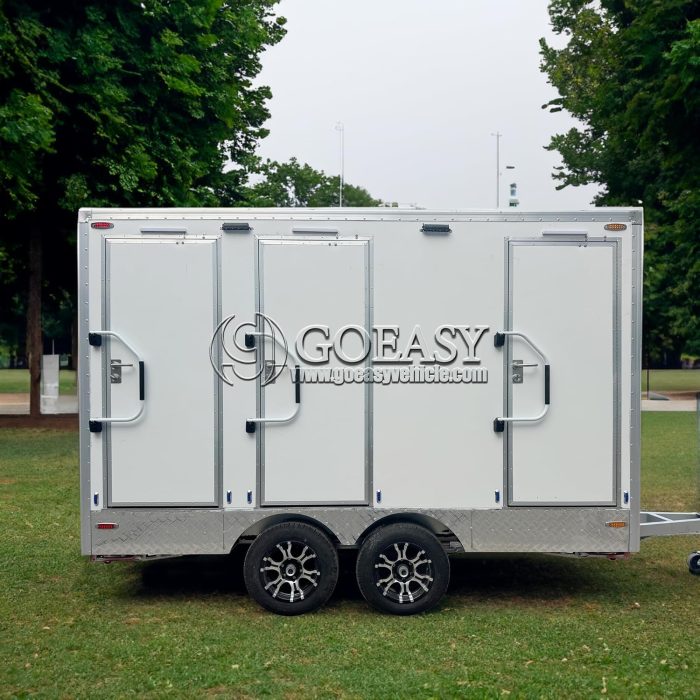 Luxury Restroom Trailer with Bathroom Portable Toilets for Camping and Travel