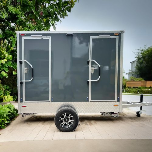 Portable Restroom Trailer Mobile Bathroom Trailer for Adults Camping Toilet Trailer