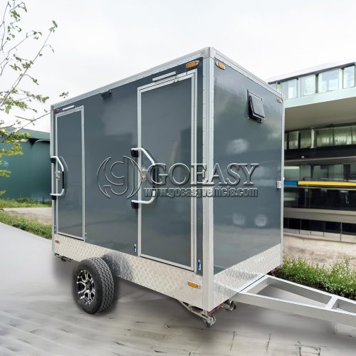 Portable Restroom Trailer Mobile Bathroom Trailer for Adults Camping Toilet Trailer