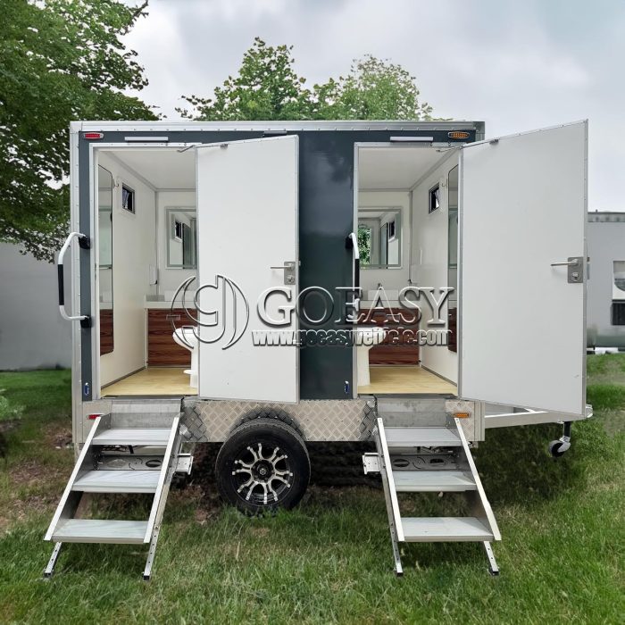 Portable Restroom Trailer | Mobile Bathroom Trailer for Adults | Camping Toilet Trailer - Image 4