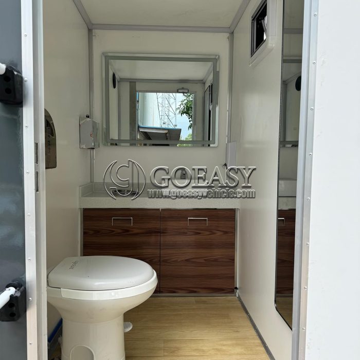 Portable Restroom Trailer | Mobile Bathroom Trailer for Adults | Camping Toilet Trailer - Image 5