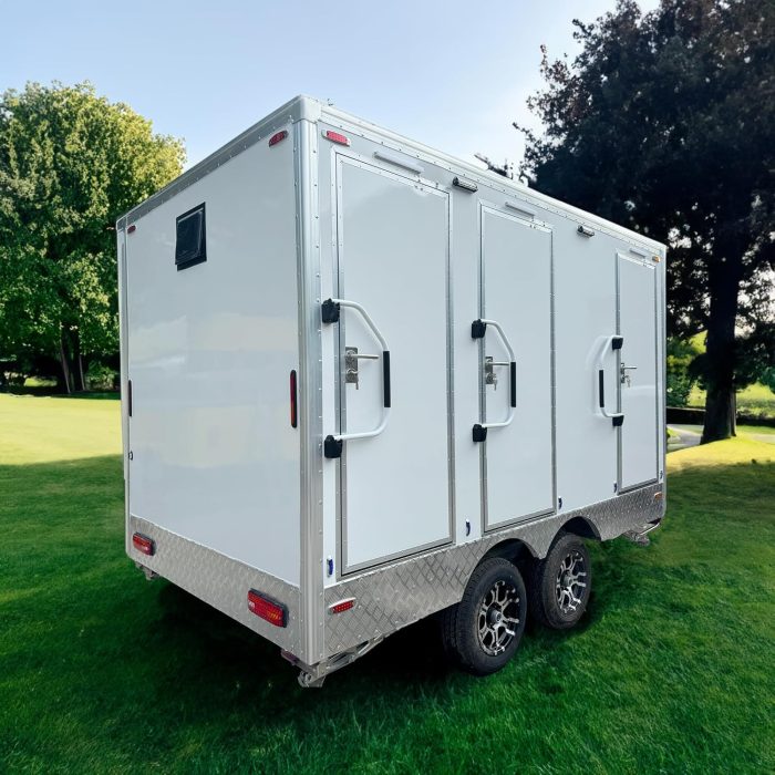 Portable Restroom Trailer | Mobile Car Toilet for Adults | Camping Bathroom Trailer