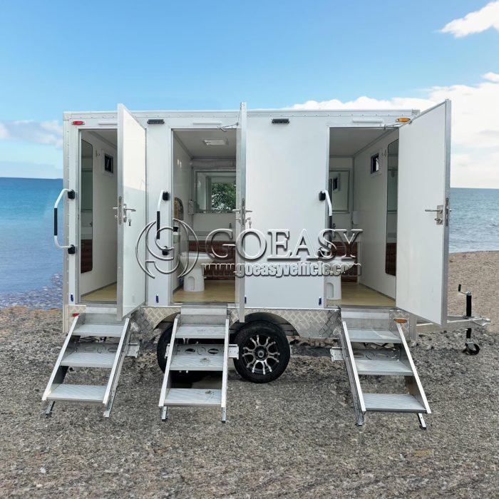 Portable Restroom Trailer Mobile Car Toilet for Adults Camping Bathroom Trailer