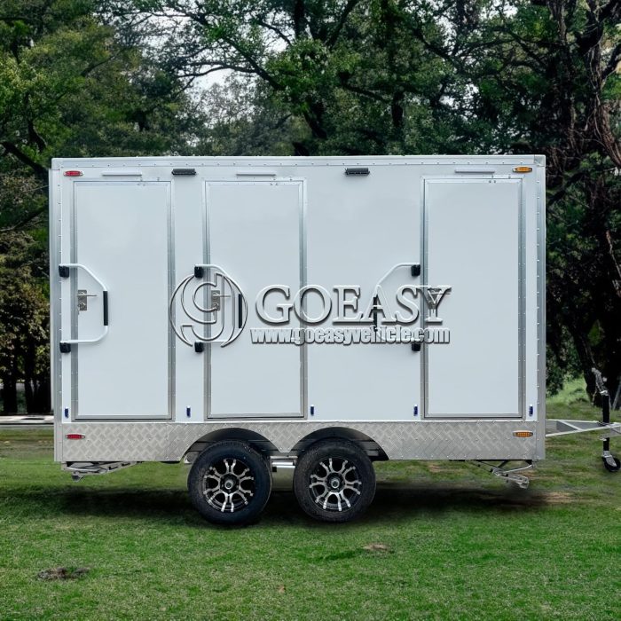 Portable Restroom Trailer Mobile Car Toilet for Adults Camping Bathroom Trailer