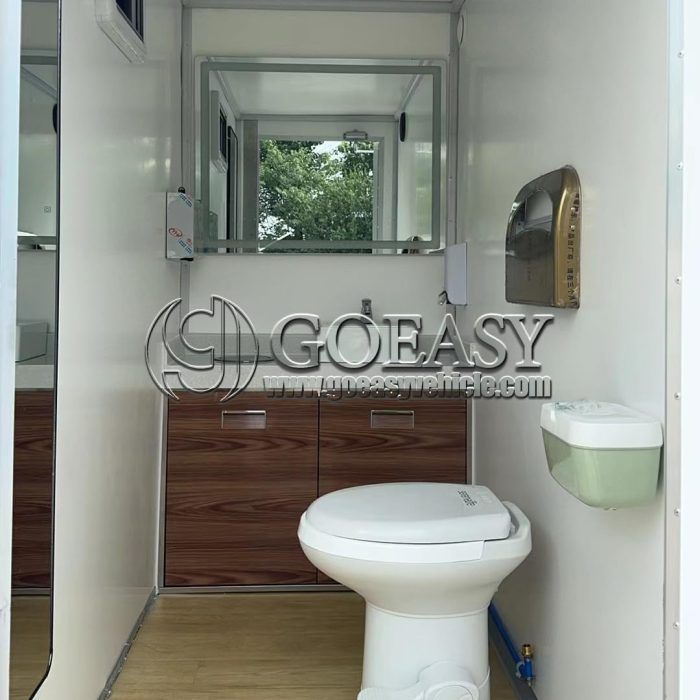 Portable Restroom Trailer Mobile Car Toilet for Adults Camping Bathroom Trailer