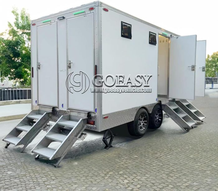 Restroom Trailers for Sale 4 Station Mobile Toilet Trailer