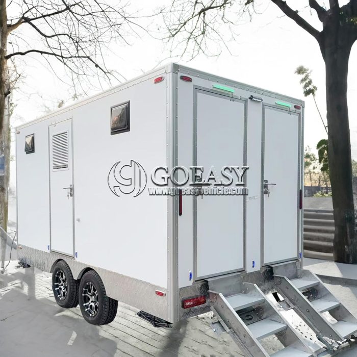 Restroom Trailers for Sale 4 Station Mobile Toilet Trailer