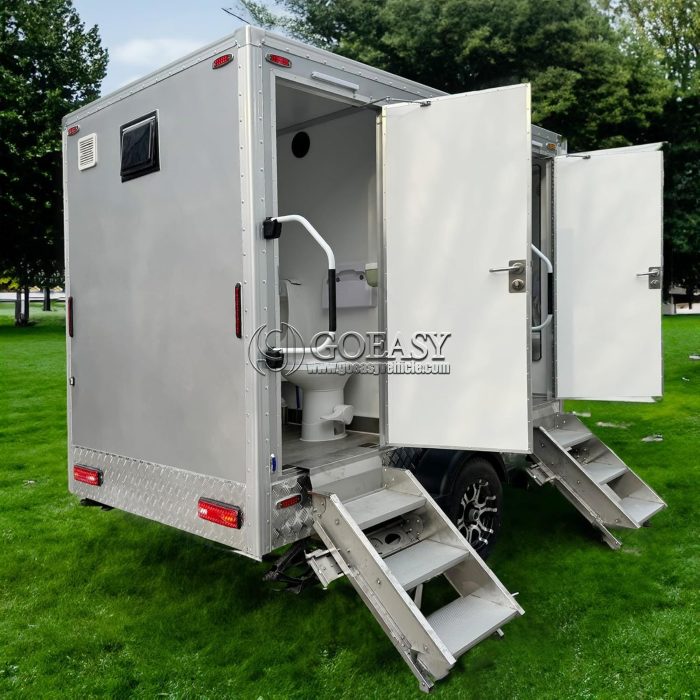 Toilet Trailer | Portable Restroom Trailer | Portable Toilet Trailer for Camping For Sale - Image 2