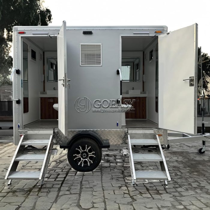 Toilet Trailer | Portable Restroom Trailer | Portable Toilet Trailer for Camping For Sale - Image 4